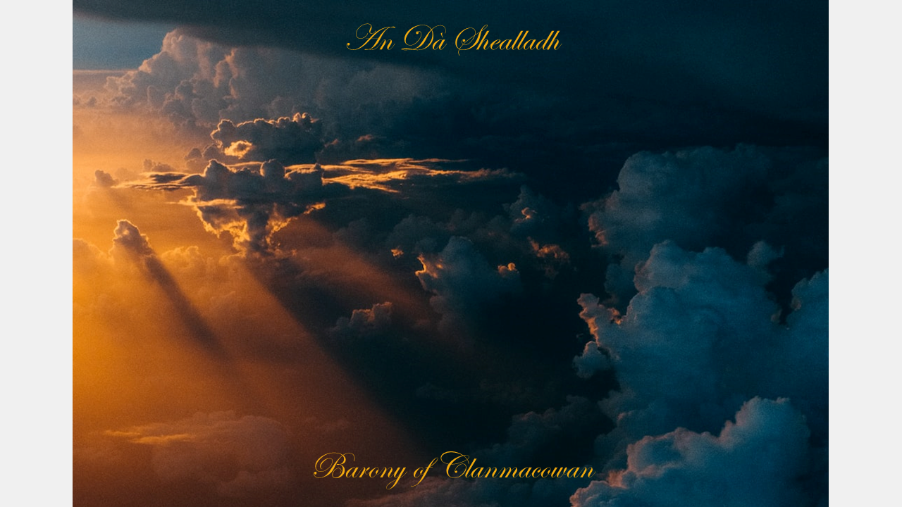 Into the other side. Barony of Clanmacowan, an da shealladh